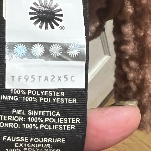 UGG Teddy Bear 🧸 Coat in Firewood. 🔥 🪵 XL Sold Out Color-way. - Picture 12 of 16